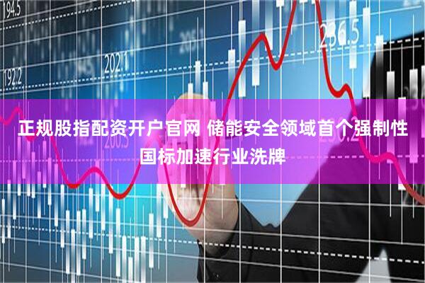 正规股指配资开户官网 储能安全领域首个强制性国标加速行业洗牌