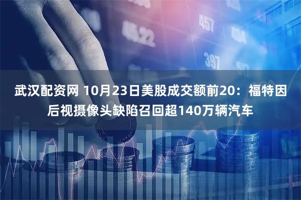 武汉配资网 10月23日美股成交额前20：福特因后视摄像头缺陷召回超140万辆汽车